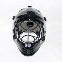 Brankárska florbalová maska čierna